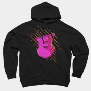 Ancient Greek Broken Statue synthwave pop art vaporwave Hoodie SN