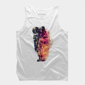 Astronaut on Fire Tank Top SN