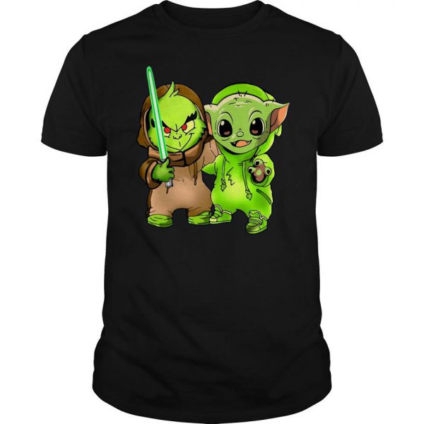 Baby Yoda And Baby Grinch T Shirt SN