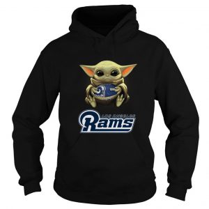 Baby Yoda Hug Los Angeles Rams Hoodie SN