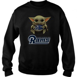 Baby Yoda Hug Los Angeles Rams Sweatshirt SN