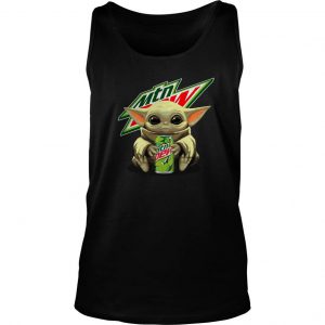 Baby Yoda Hug Mtn Dew Tank Top SN