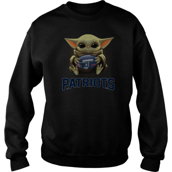 Baby Yoda Hug New England Patriots Sweatshirt SN