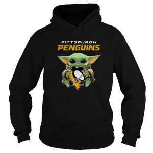 Baby Yoda Hug Pittsburgh Penguins Hoodie SN