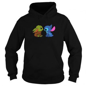 Baby Yoda and baby Stitch Hoodie SN