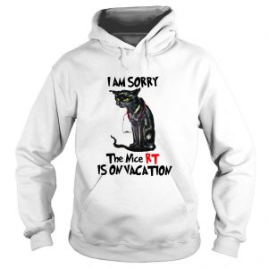 Black Cat I Am Sorry The Nice Right Is On Vacation Christmas Hoodie SN