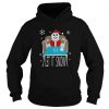 Cocaine Santa Let It Snow Christmas Hoodie SN