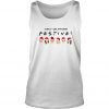Could I be Anymore Festive Friends TV Show character Santa Christmas Tank Top SN