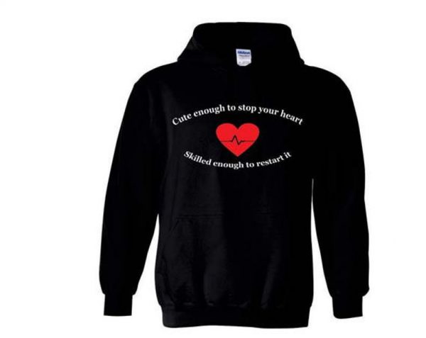 Cute enough to stop your heart Hoodie SN