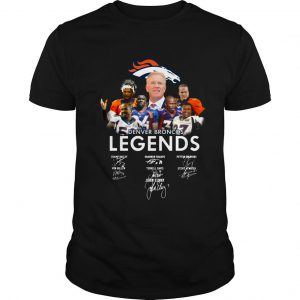 Denver Broncos Legends Signature T Shirt SN