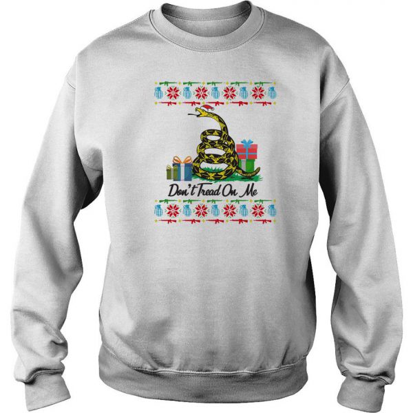 Don’t Tread On Me Ugly Christmas Sweatshirt SN