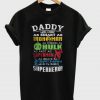 Father’s Day Super Hero Marvel T-Shirt SN