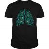 Flowery Lungs Christmas Lights T Shirt SN