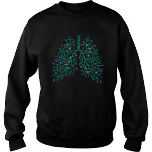 Flowery Lungs Christmas Lights sweatshirt SN