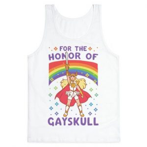 For the Honor of Gayskull tank top SN