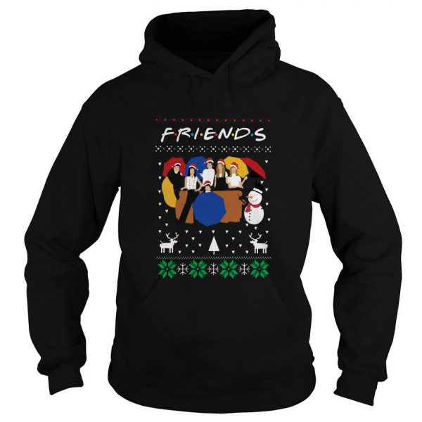 Friends Ugly Christmas Hoodie SN