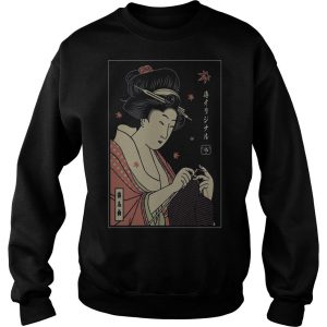 Geisha Knitting Sweatshirt SN