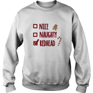 Gingerbread Nice Naughty Redhead Sweatshirt SN