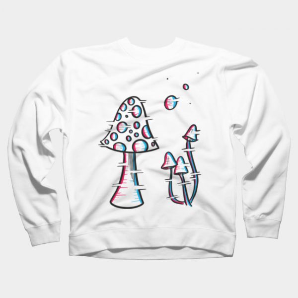 Glitchy Mushrooms Sweatshirt SN