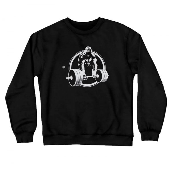 Gorilla Lifting Gym Fitness Sweatshirt SN