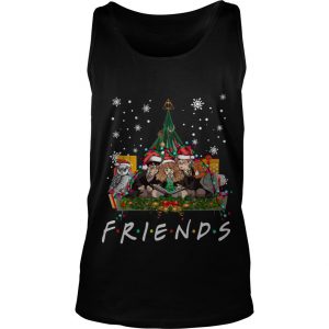 Harry Potter Hermione And Ron Weasley Christmas Tree Friends Tv Show Tank Top SN