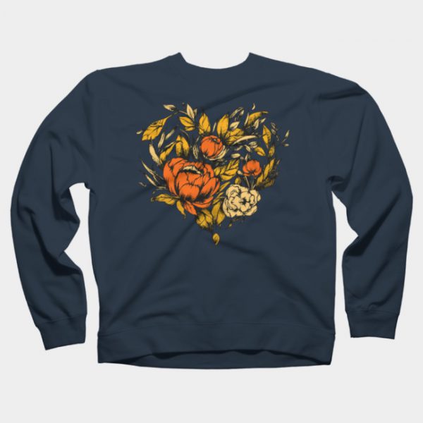 Heart Floral Sweatshirt SN