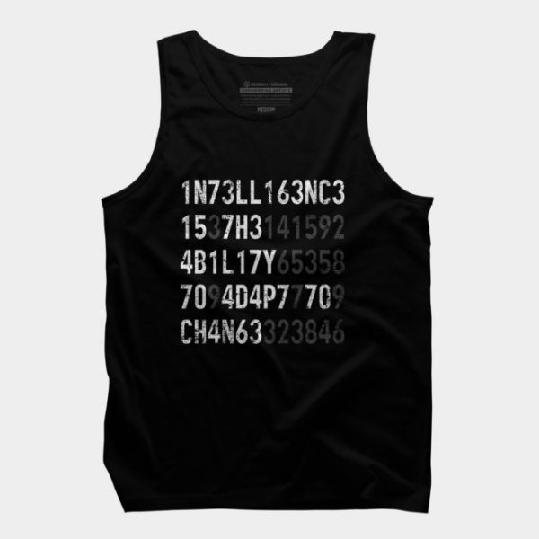 Intelligence Is The Ability To Adapt To Change Tank Top SN