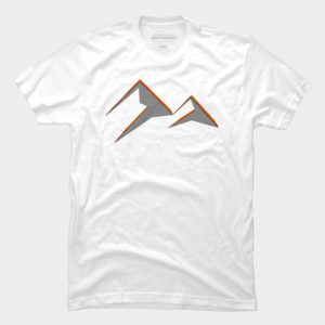 Jagged Mountain Sunset T Shirt SN