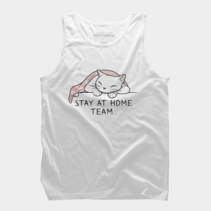 Join White Kitty Stay at Home Team Tank Top SN