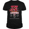 Kansas City Chiefs Legends Thank You For The Memories Signatures T Shirt SN
