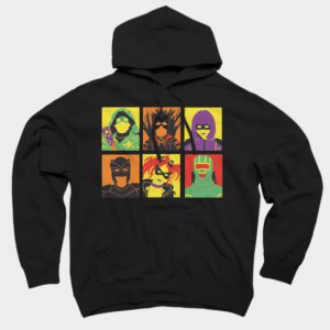 Kick Ass Pop Art Hoodie SN