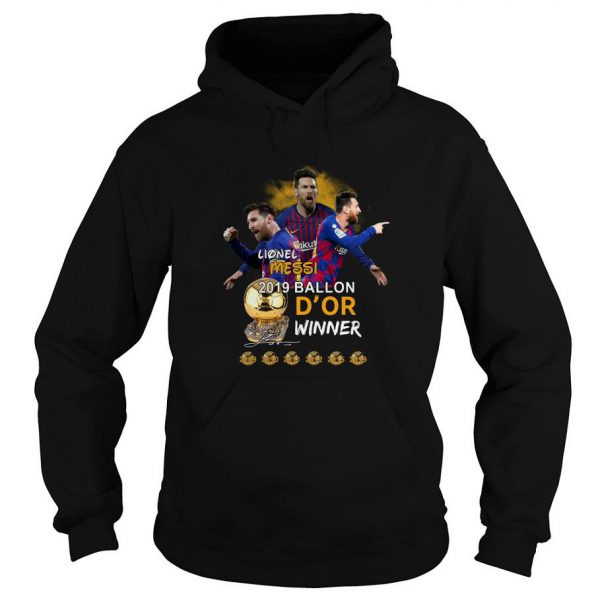 Lionel Messi 2019 Ballon D’or Winner Hoodie SN