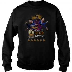 Lionel Messi 2019 Ballon D’or Winner Sweatshirt SN