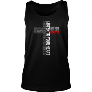 Listen To Your Heart Thanks For The Memories 1958 2019 Roxette Cross Tank Top SN