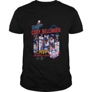Los Angeles Dodgers Cody Bellinger Mvp 2019 National League Signature T Shirt SN