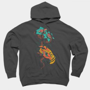 Lotus and Snake Hoodie SN