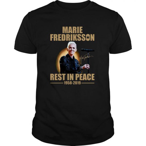 Marie Fredriksson Rest In Peace 1958 2019 T Shirt SN