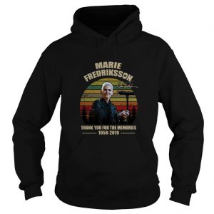 Marie Fredriksson Thank You For The Memories 1958 2019 Signature Vintage Hoodie SN