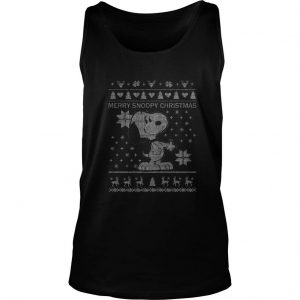 Merry Snoopy Christmas Ugly Christmas Tank Top SN