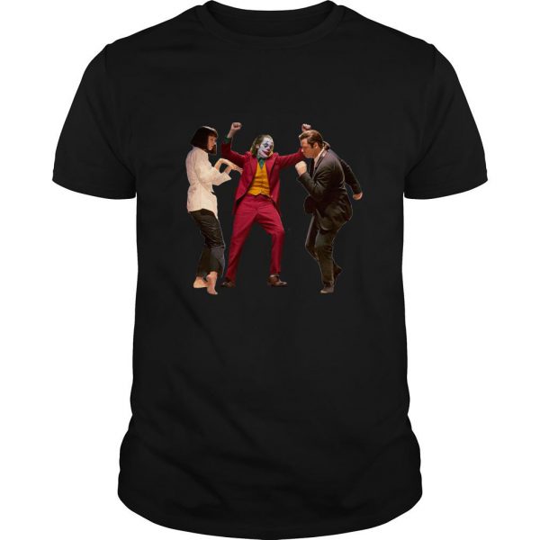 Mia Wallace and Vincent Vega and joker pulp fiction dance T shirt SN