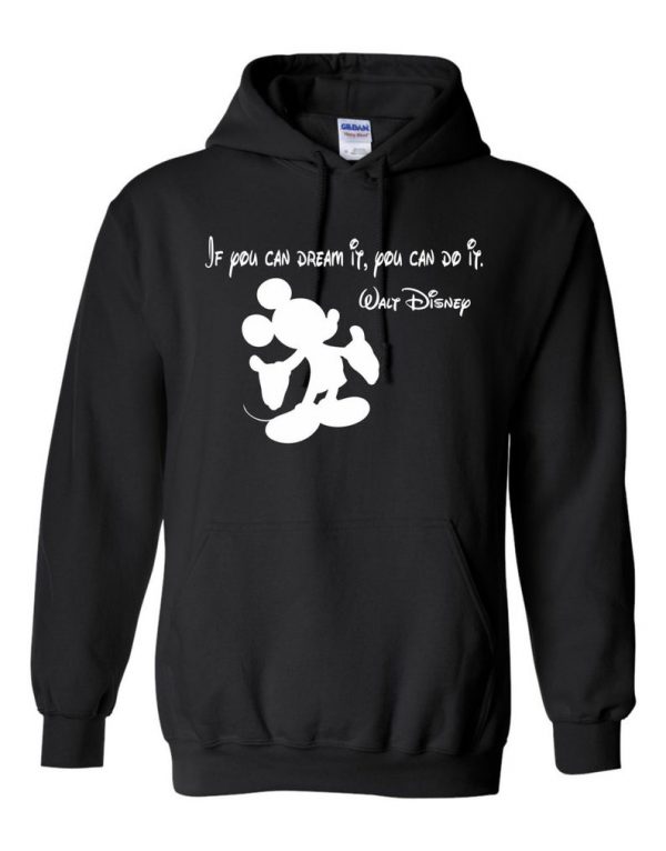 Mickey Mouse Quote Hoodie SN