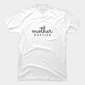 Mother HUSTLER Black Typography T Shirt SN