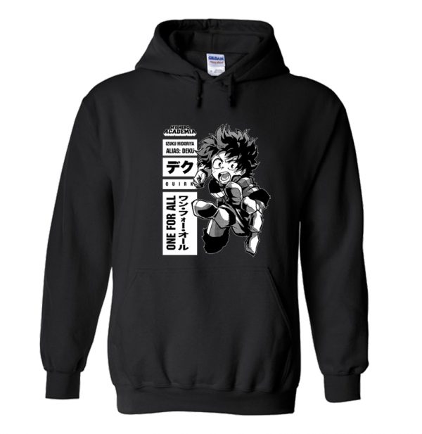 My Hero Academia One for All Deku Hoodie SN