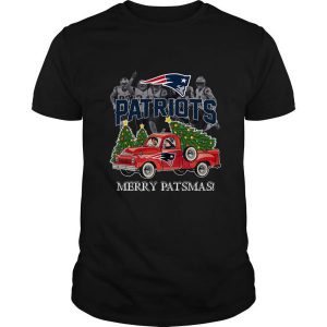 New England Patriot Truck Merry Patsmas T Shirt SN