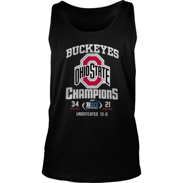 Ohio State Buckeyes Champions Undefeated 13-0 Tank Top SN