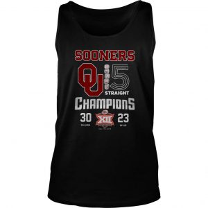 Oklahoma Sooners 5 Straight Champions Tank Top SN