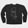 One Line Face Printable Art Sweatshirt SN