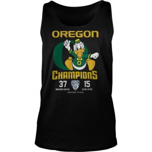 Oregon Champion 37 Oregon Ducks 15 Utah Utes Tank Top SN