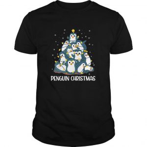 Penguin Christmas Tree T Shirt SN