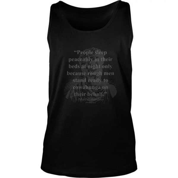 People Sleep Peaceably In Their Beds At Night Only Tank Top SN